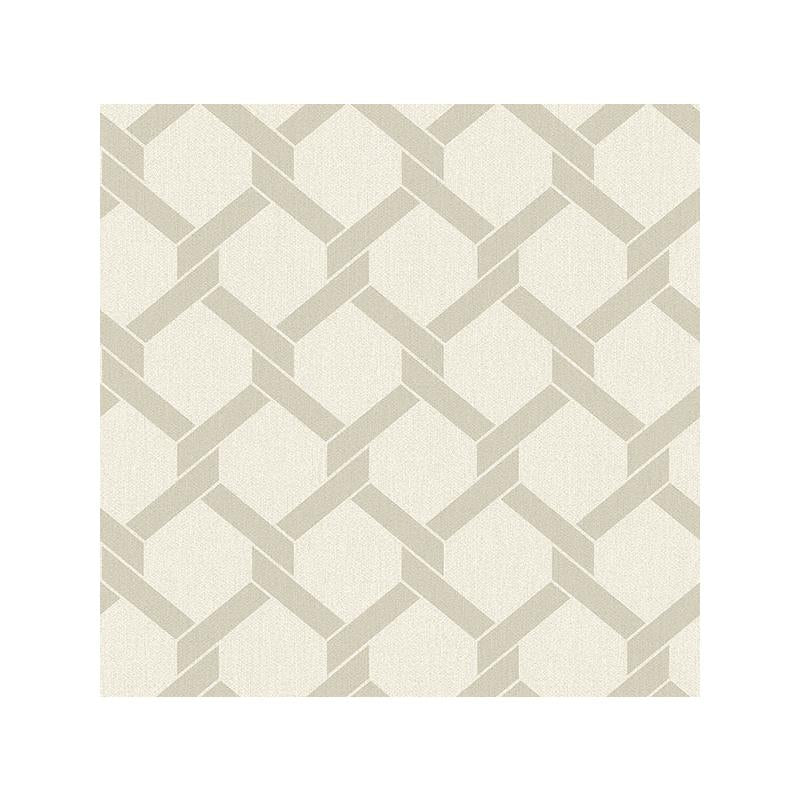 Sample 2971-86311 Dimensions, Payton Beige Hexagon Trellis by A-Street Prints Wallpaper