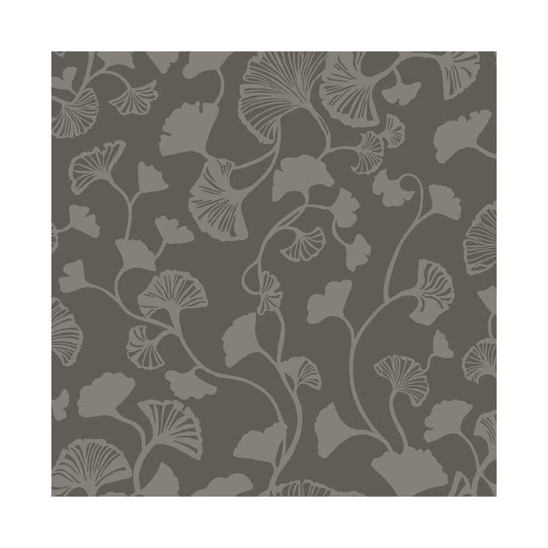 Sample - NA0575 Botanical Dreams, Gingko Trail Black Candice Olson