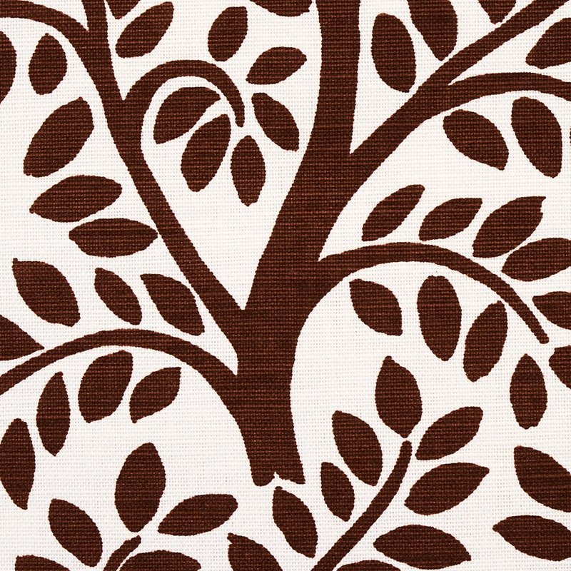 Buy 179502 Temple Garden Ii Brown By Schumacher Fabric