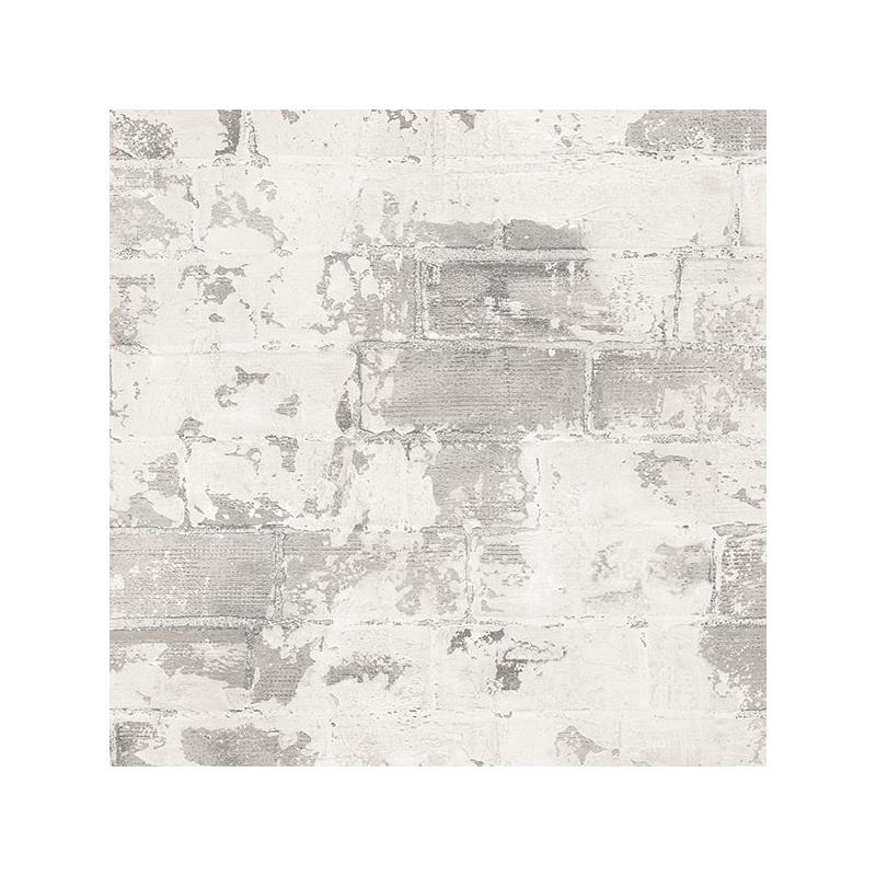 Sample G67990 Organic Textures, Grey Brick Wallpaper by Norwall