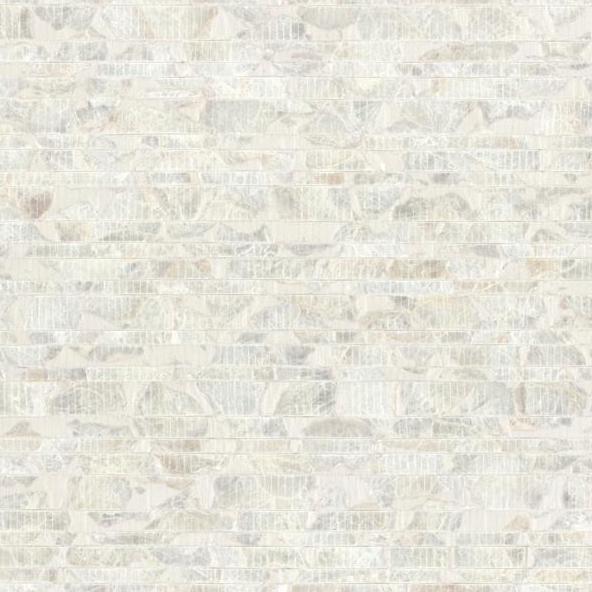 CC1202 Carol Benson-Cobb Signature White Pearl Capiz Offering Wallpaper by York Wallpaper