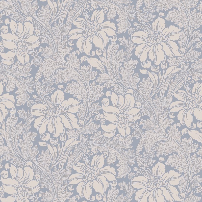 Purchase 2010 Acanthus Garden Blue by Borastapeter Wallpaper