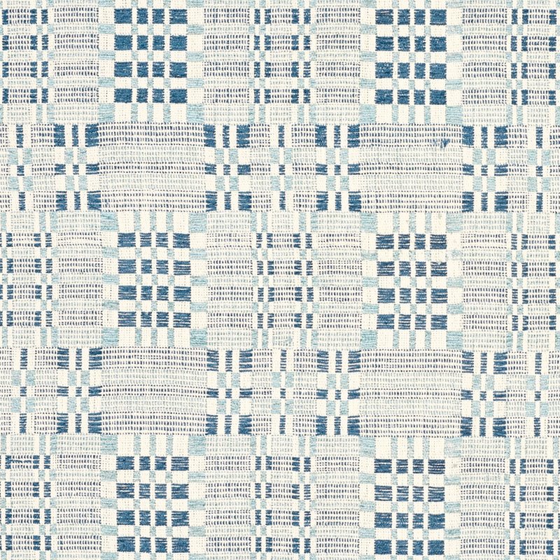 Purchase sample of 76940 Brimfield, Indigo by Schumacher Fabric