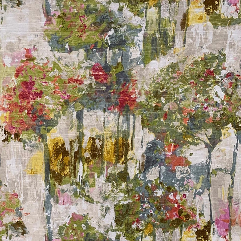 Buy 8577 Judith Spring Multi Color Abstract Multipurpose Magnolia Fabric