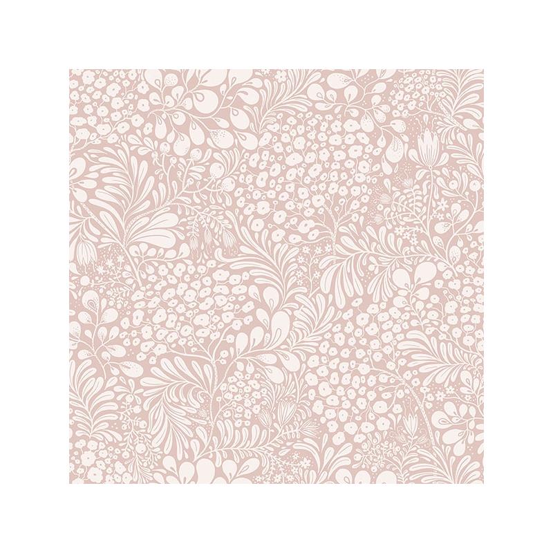 Sample 2932-65134 Lina, Siv Pink Botanical  by A-Street Prints Wallpaper