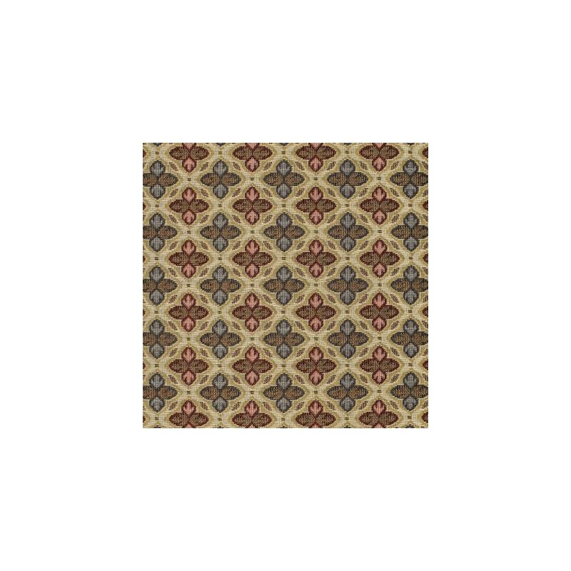 Select F3468 Amaranth Red Geometric Greenhouse Fabric