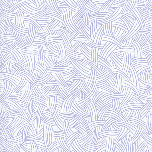 Order AP404-05 Interweave Periwinkle on Almost White by Quadrille Wallpaper