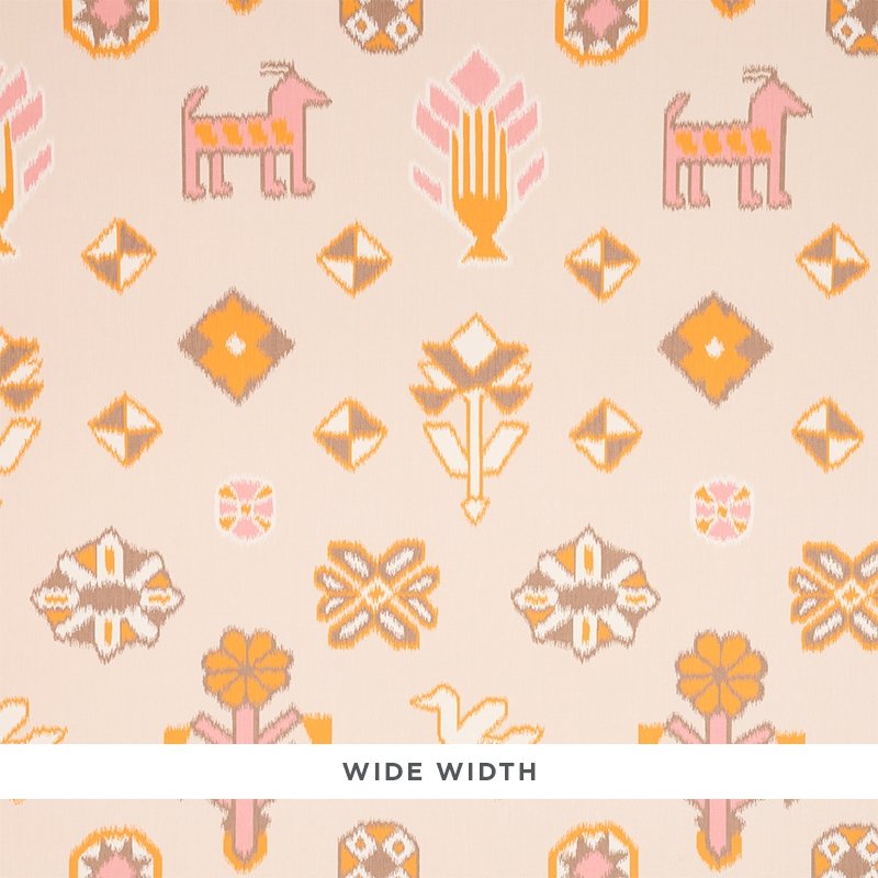 Purchase 5010871 Chuska Warp Print Pink & Orange Schumacher Wallpaper