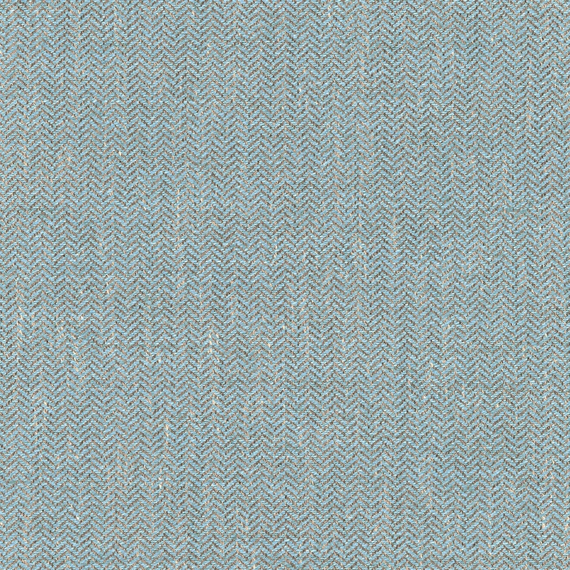 Purchase sample of 54921 Bryton Linen Herringbone, Bluestone by Schumacher Fabric