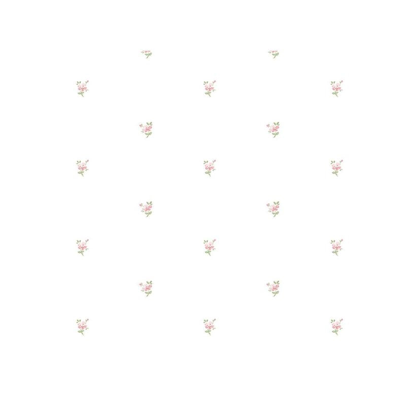 Sample PR33845 Neutral Small Floral wallpaper Norwall Wallpaper