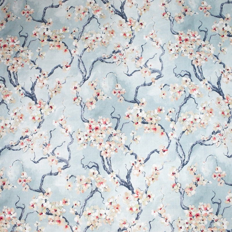 View S5182 Spa Floral Blue Greenhouse Fabric