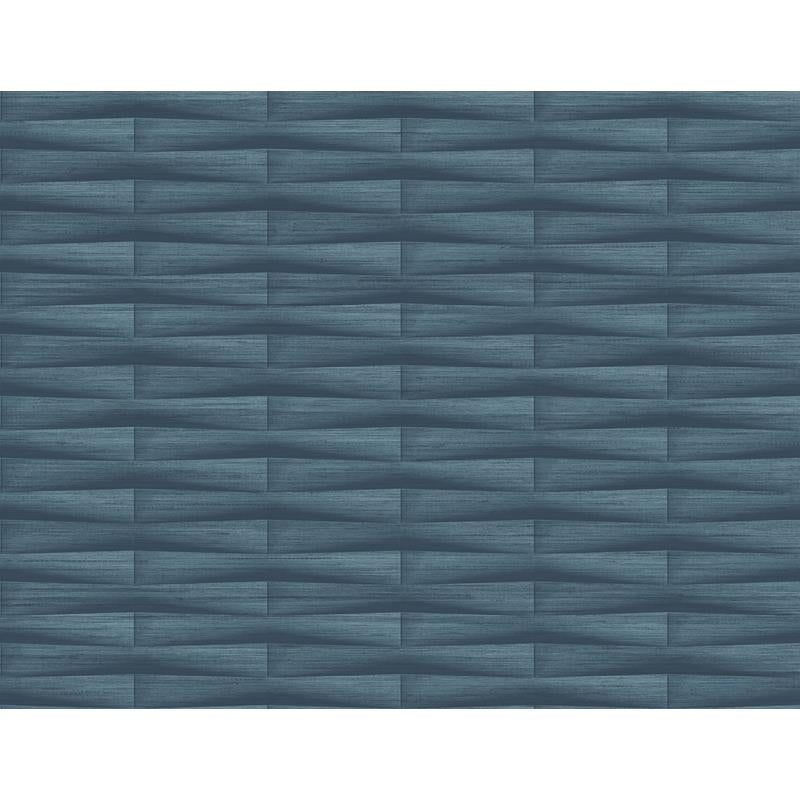 Sample 2988-70002 Inlay, Gator Blue Geometric Stripe by A-Street Prints Wallpaper