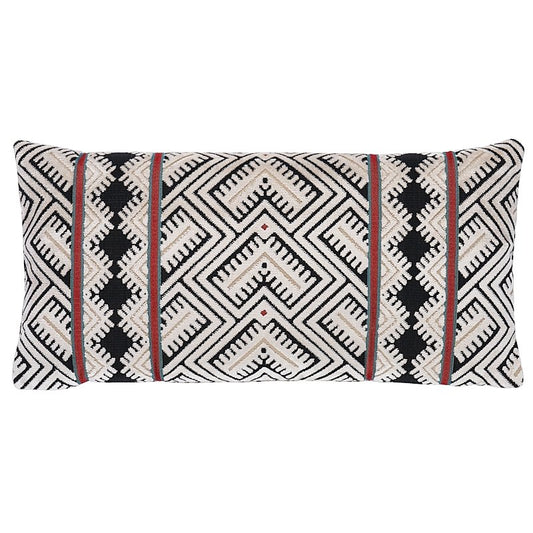 So7416304 Rubia Embroidery 18" Pillow Blue By Schumacher Furniture and Accessories 1,So7416304 Rubia Embroidery 18" Pillow Blue By Schumacher Furniture and Accessories 2