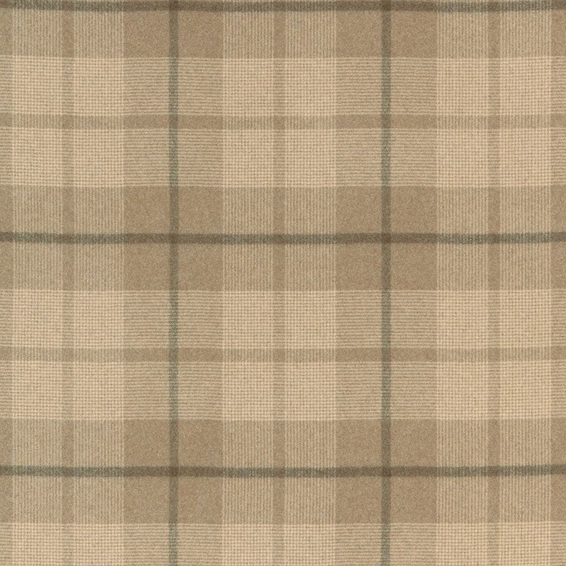Purchase sample of 66660 Montana Wool Plaid, Buckskin by Schumacher Fabric