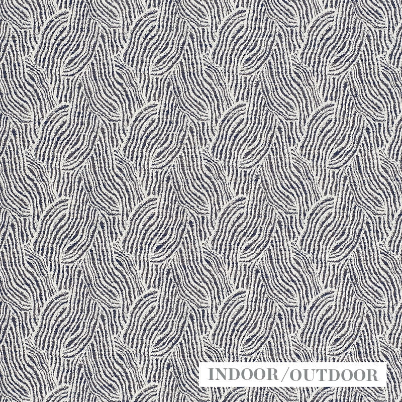 Purchase sample of 73832 Strata, Indigo by Schumacher Fabric