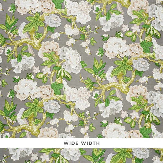 Search 5010521 Bermuda Blossoms Slate Schumacher Wallpaper