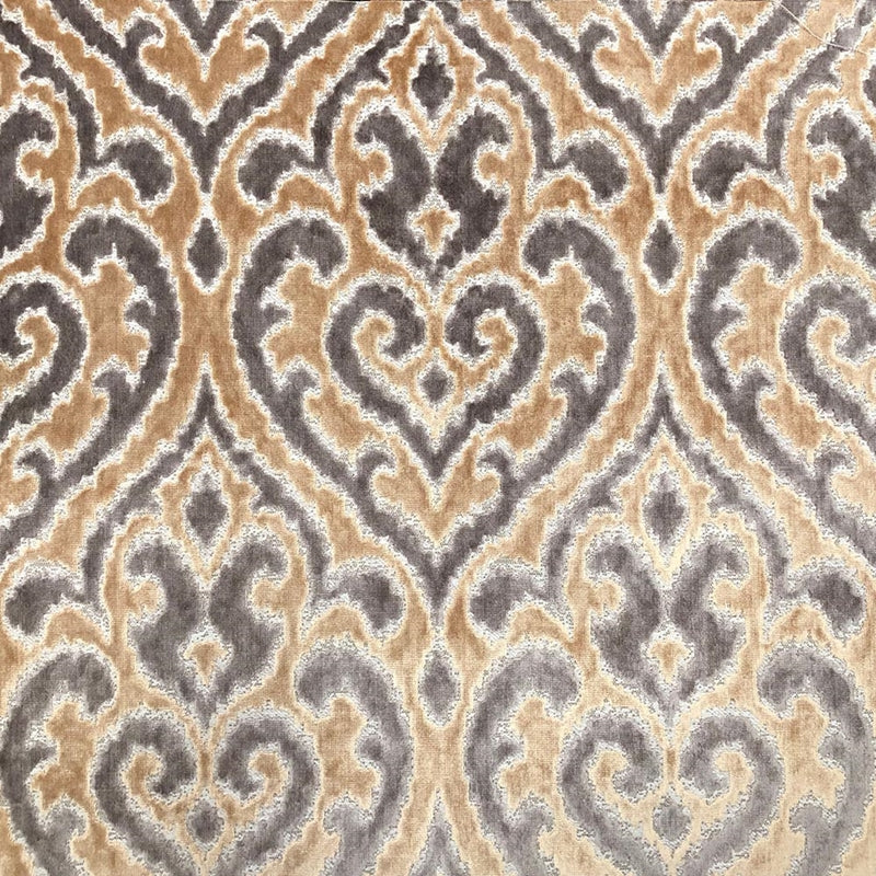 Sample 8776 Nadeem Thunder, Brown Medallion Upholstery Fabric by Magnolia