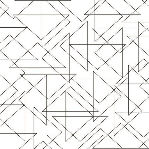 Purchase PSW1060RL Geometrics Geometric Black Peel and Stick Wallpaper