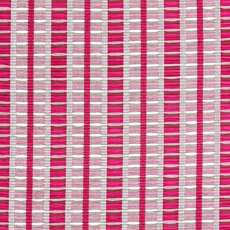 Select 78821 Palopo Hand Woven Stripe Flamingo by Schumacher Fabric