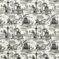 Order 66602 Bassano Embroidered Toile Black by Schumacher Fabric