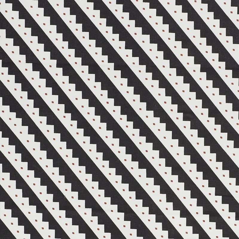 Purchase sample of 178021 Zeppelin, Black by Schumacher Fabric