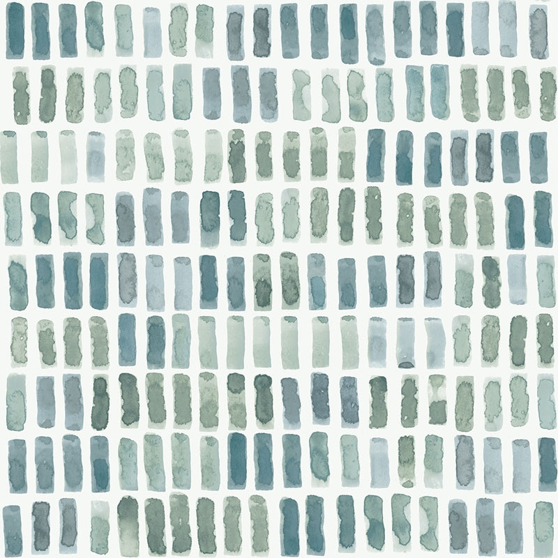 Sample 2975-26225 Scott Living II, Brynne Green Watercolor by A-Street Prints Wallpaper