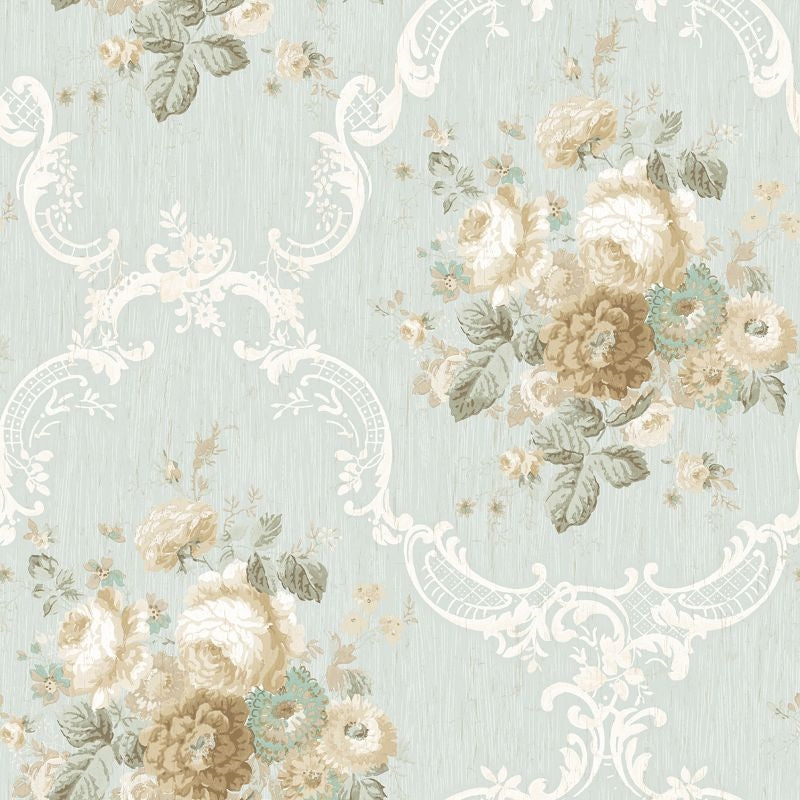 Order FS50002 Spring Garden Floral Bouquet by Wallquest Wallpaper