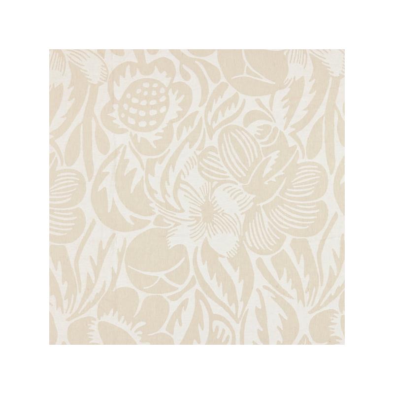 Sample 27131-001 Deco Flower, Linen - Scalamandre Fabric (SC 000127131)