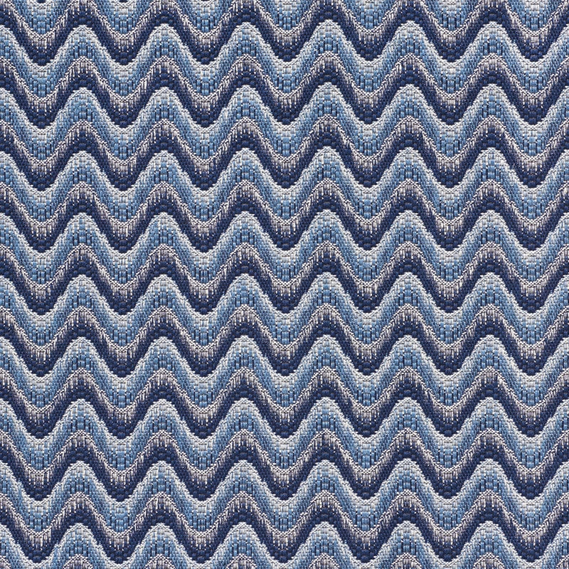 Purchase sample of 73440 Bargello Wave, Blue by Schumacher Fabric