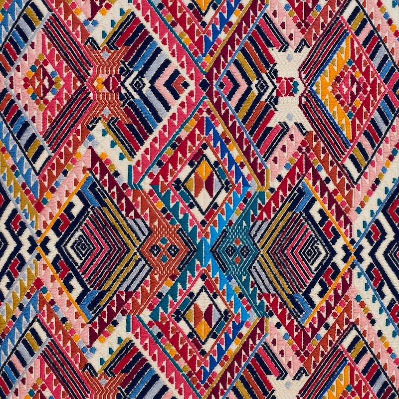 Purchase sample of 79280 Nica Hand Woven Brocade, Rosa by Schumacher Fabric
