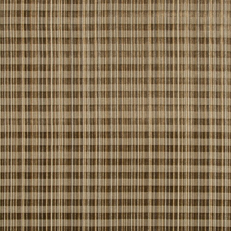 Buy 35376.416.0 Resource Velvet Espresso Plaid Camel by Kravet Design Fabric