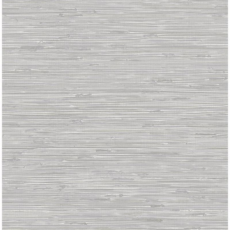 Sample NUS3340 Tibetan Grasscloth Silver, Faux Grasscloth Peel and Stick Wallpaper