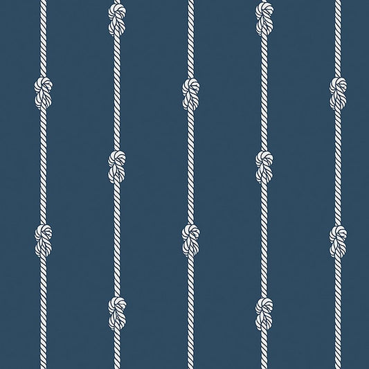 Purchase 8858 Knot Stripe Navy by Borastapeter Wallpaper