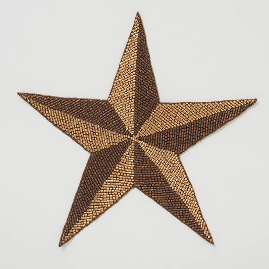 76490 | Etoile Applique, Brass - Schumacher Fabric