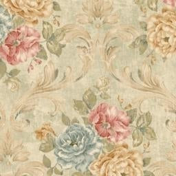 Save SE51602 Elysium Blues Floral by Seabrook Wallpaper