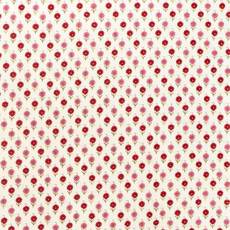 Purchase sample of 70211 Avodica Embroidery, Azalea by Schumacher Fabric