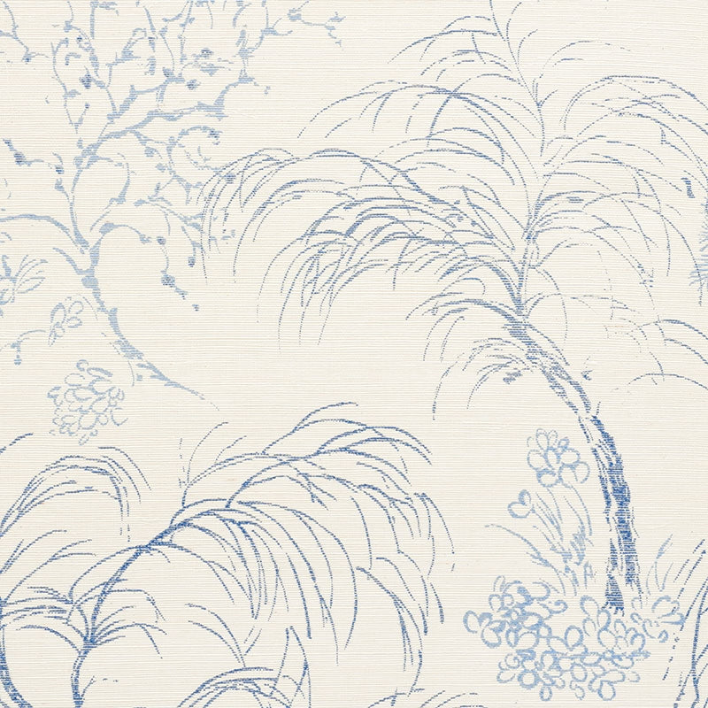 Select 5008750 Mori Sisal Porcelain Schumacher Wallpaper