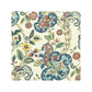 Sample 16603-004 Cumbria Hand Block Print, Multi On Cream - Scalamandre Fabric (SC 000416603)