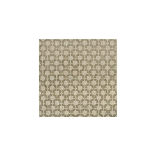 Save F3160 Pebble Neutral Geometric Greenhouse Fabric