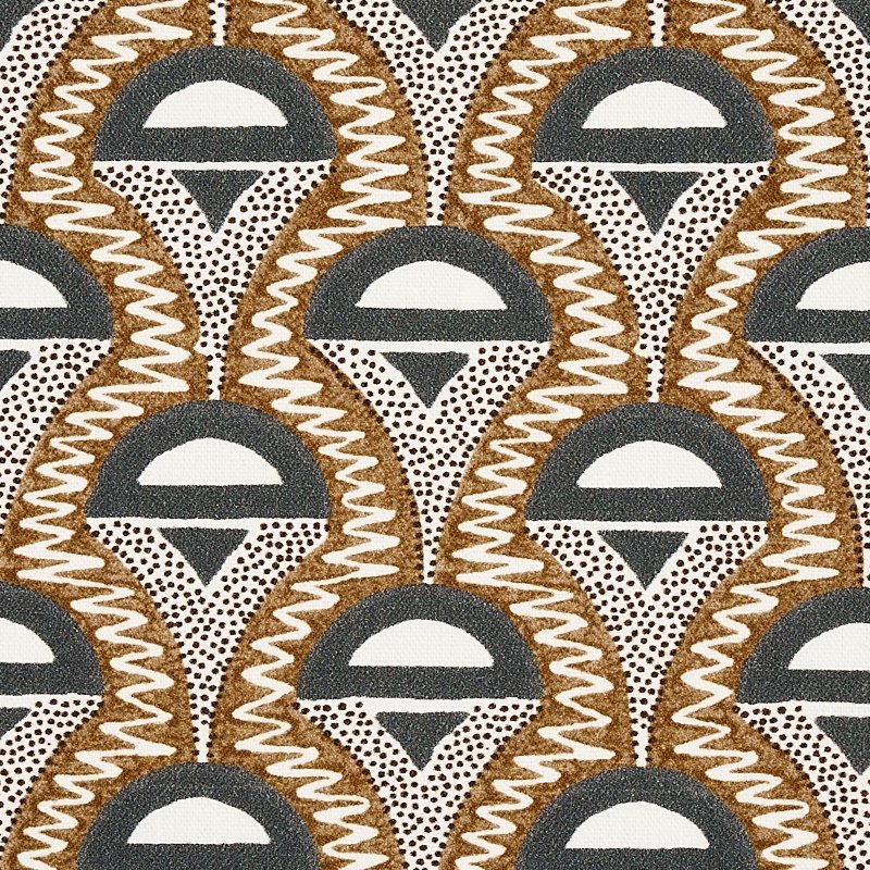 Shop 179580 Abelino Camel And Black By Schumacher Fabric