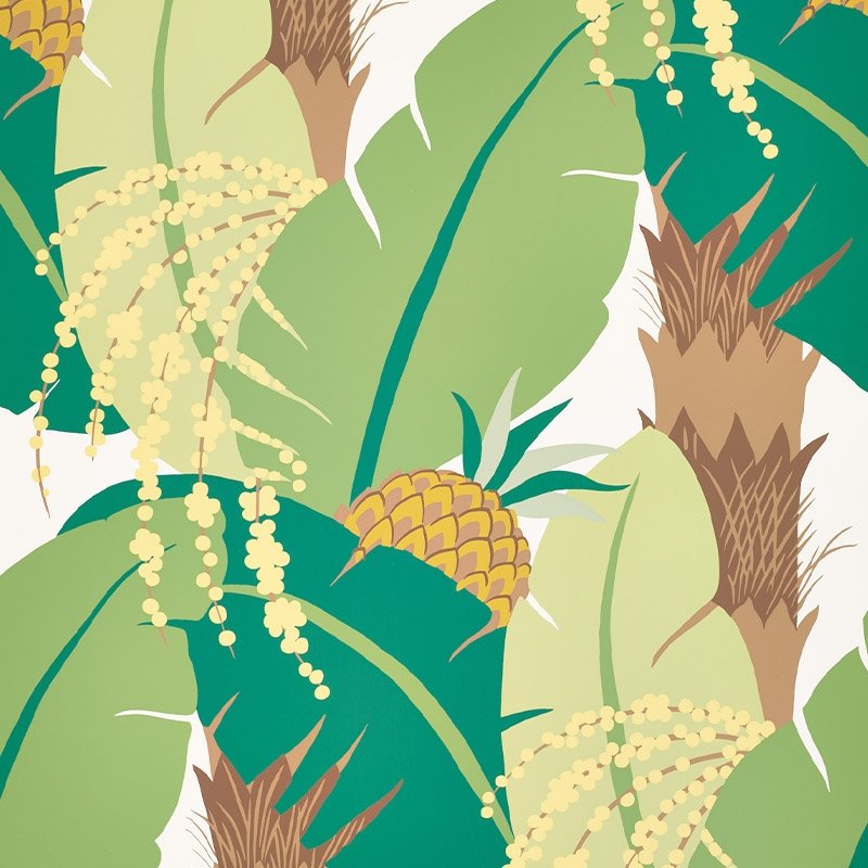 Shop 5009173 Ananas Palm Schumacher Wallpaper