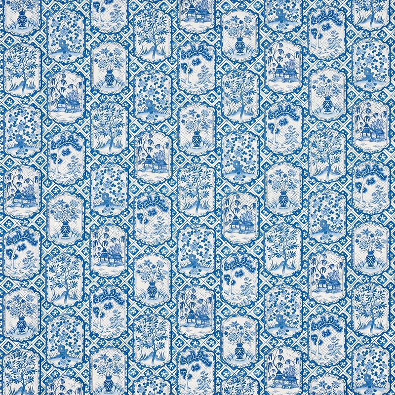Acquire 178571 Ting Ting Blue Schumacher Fabric
