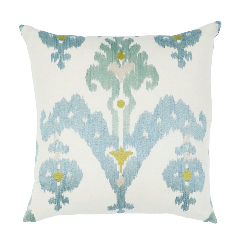 So723320209 Marguerite Embroidery Pillow Blue and Ochre By Schumacher Furniture and Accessories 1,So723320209 Marguerite Embroidery Pillow Blue and Ochre By Schumacher Furniture and Accessories 2,So723320209 Marguerite Embroidery Pillow Blue and Ochre By Schumacher Furniture and Accessories 3,So723320209 Marguerite Embroidery Pillow Blue and Ochre By Schumacher Furniture and Accessories 4,So723320209 Marguerite Embroidery Pillow Blue and Ochre By Schumacher Furniture and Accessories 5