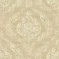 Sample 1621806 Bruxelles, Off White, Damask by Seabrook Wallpaper