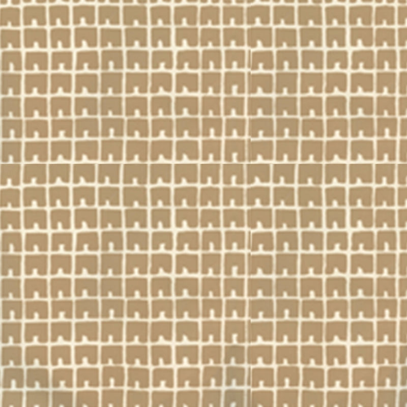 Sample 4045-02WP Fez Ii, Camel II on Off White by Quadrille Wallpaper