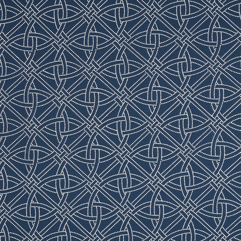 Purchase sample of 55696 Durance Embroidery, Navy by Schumacher Fabric