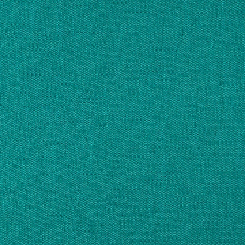 Sample 8458 Jefferson Linen 522 Peacock, Blue Solid/Plain Multipurpose Magnolia Fabric