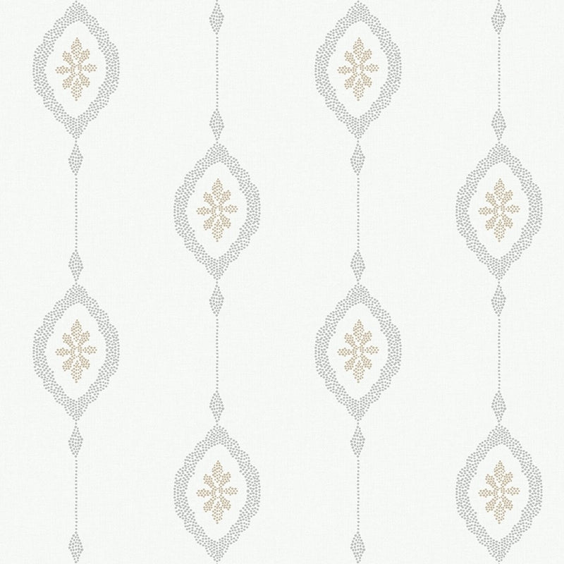 Sample MB30505 Beach House Sand Dollar Stripe, Sand Dunes Sand Dollar by Seabrook Wallpaper