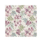 Sample AF37724 Flourish Abby Rose 4, Pink Linen Floral Wallpaper in Pink, Burgundy, Turquoise Taupe by Norw