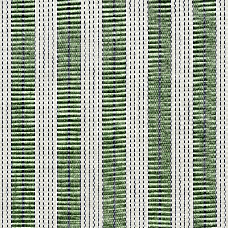 Purchase sample of 72605 Horst Stripe, Green by Schumacher Fabric